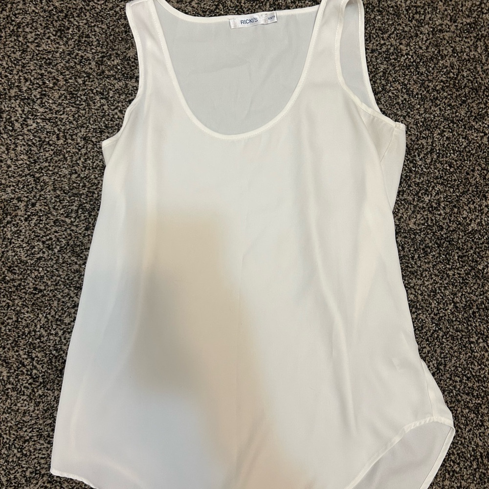 Ricki's White Tank Top Essential